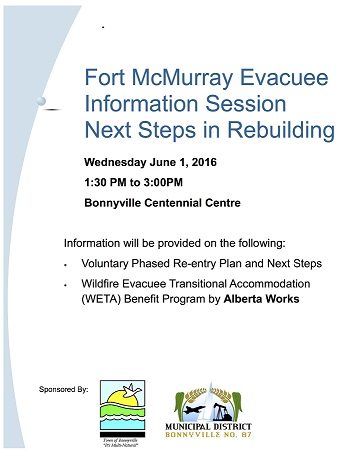 Information Session for Fort Mac Evacuees to Be Held at C2