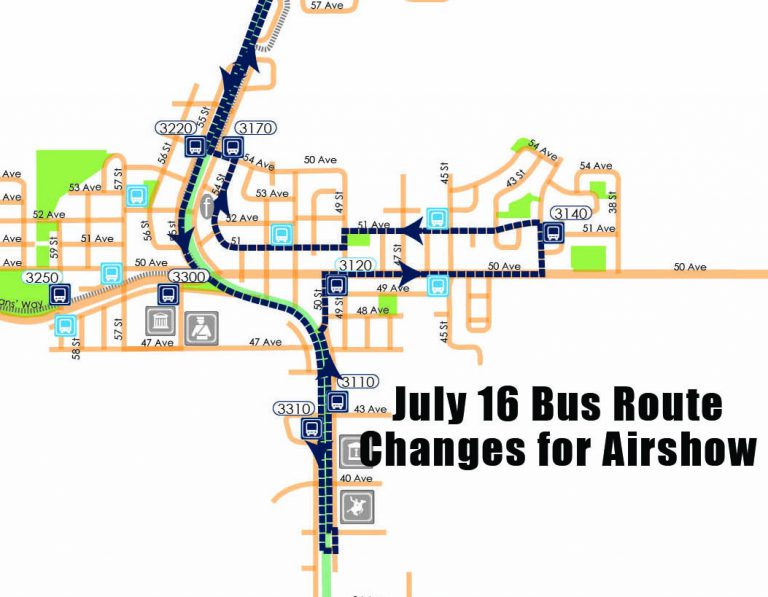 Changes to Bus Schedule in Cold Lake for Air Show