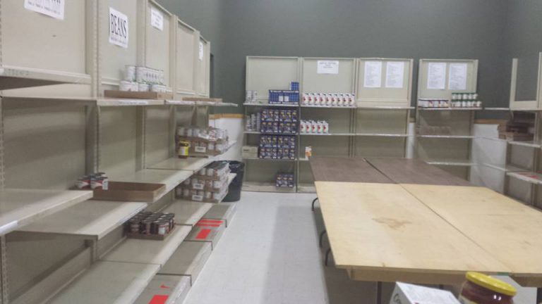 Cold Lake Food Bank Supplies Dwindling