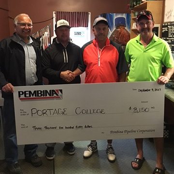 Portage College Receives $3k Donation from Pembina