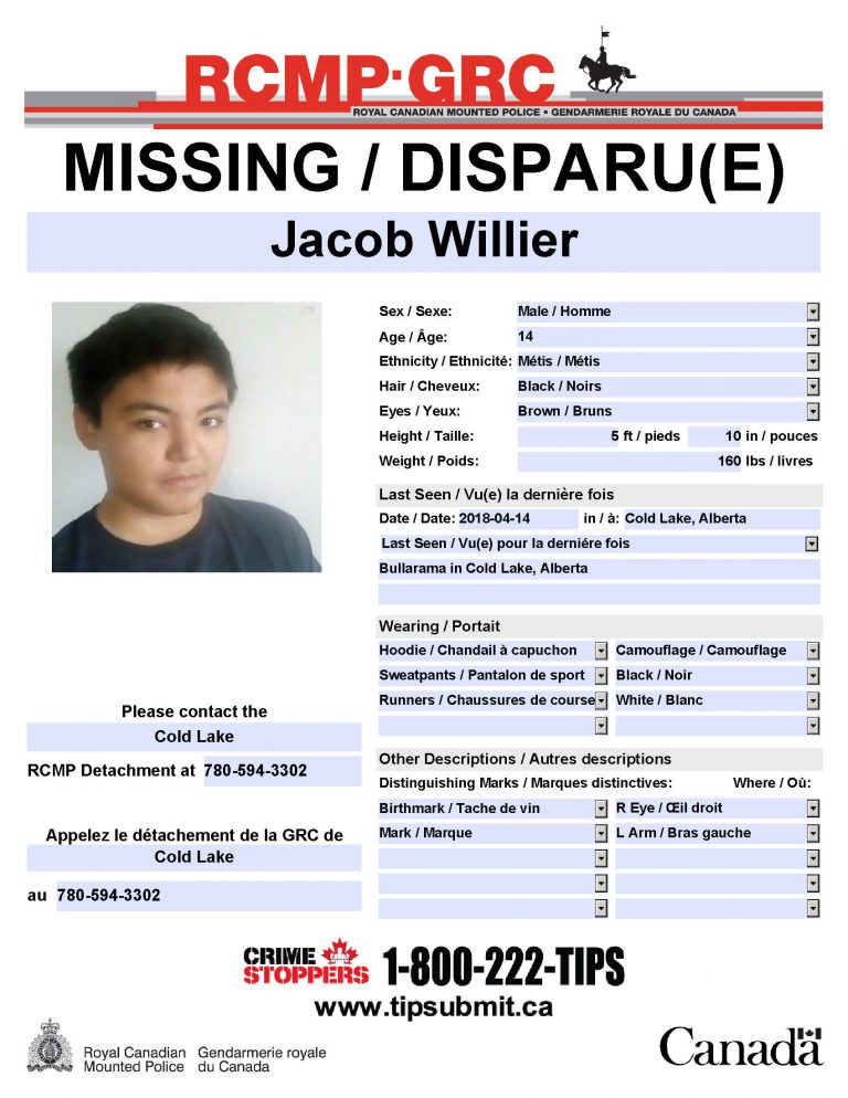 Update – Youth found safe, says mounties