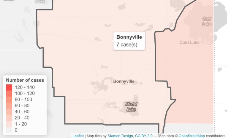 More COVID-19 cases confirmed in Bonnyville, Cold Lake