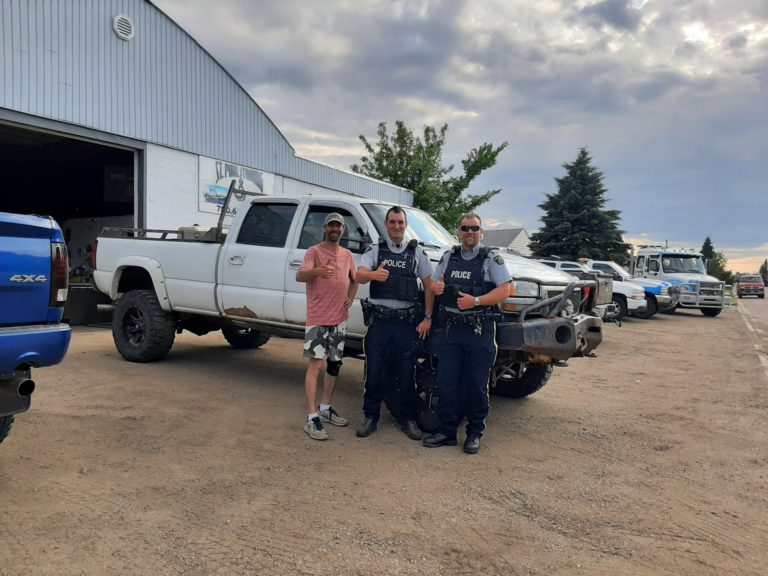 St. Paul mounties say stolen vehicle recovery leads to donation