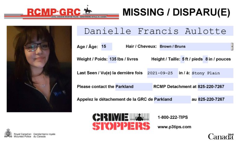 Parkland missing sixteen year old