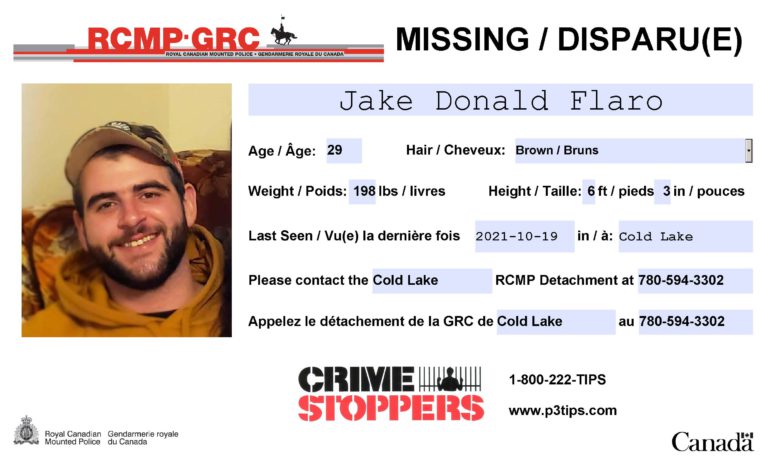 UPDATE: Cold Lake RCMP looking for missing person
