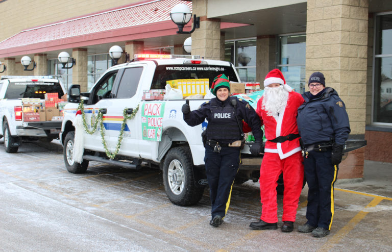 Bonnyville annual Christmas RCMP food drive