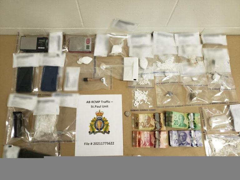 St Paul RCMP checkstop leads to drug seizure and 29 charges