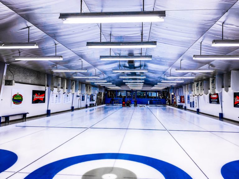 Lac La Biche curling team competing in Seniors Championships