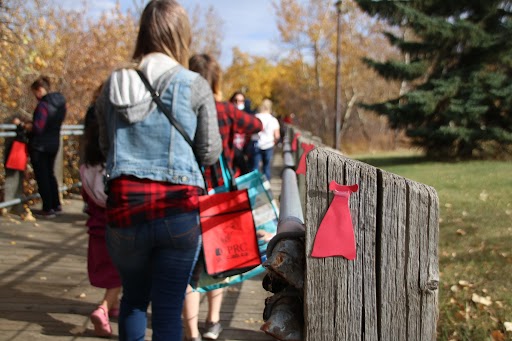 The Lakeland honors Red Dress Day