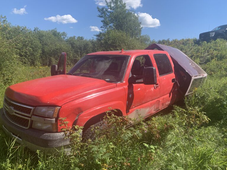 Two people arrested after ramming a police vehicle