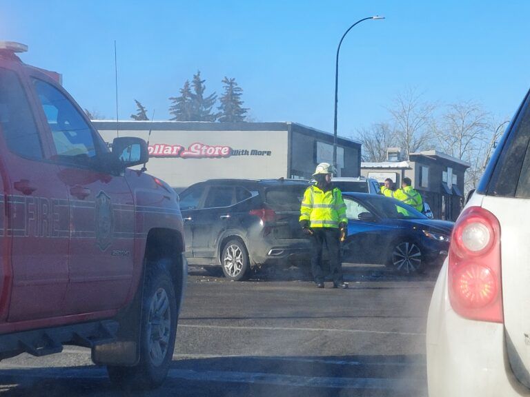 Bonnyville RMCP respond to collision on 46th street