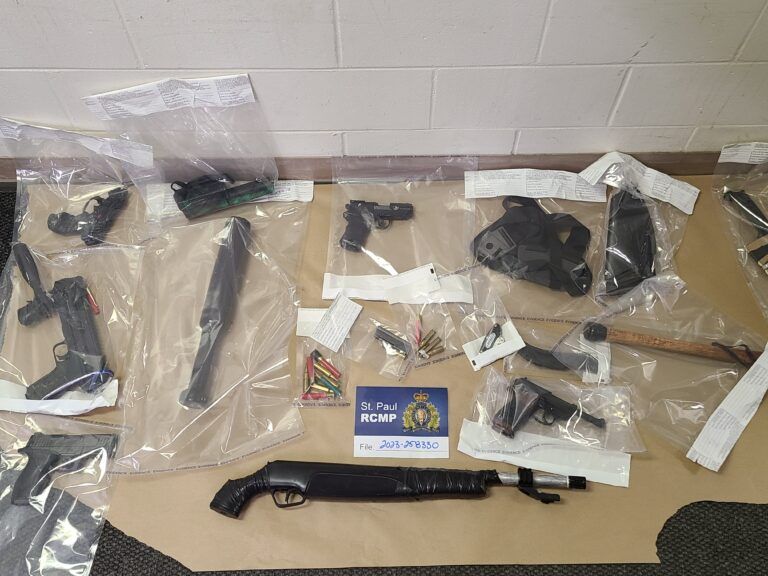 St. Paul RCMP search leads to weapons seizure and arrest