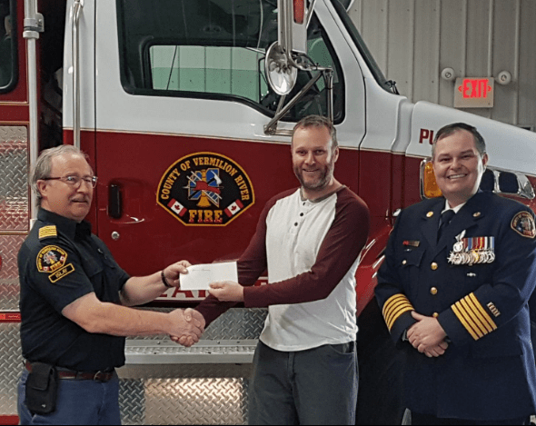County of Vermilion River Protective Services receives massive donation