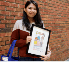 Two students win schools LCSD Poster Design Contest