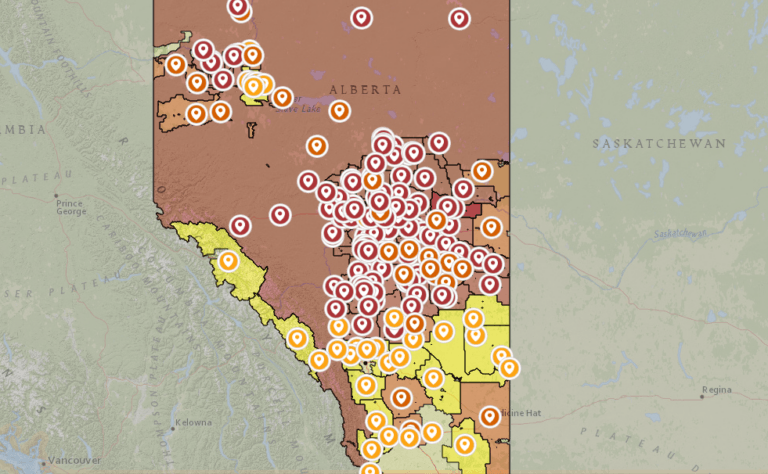 Forest area fire ban, OHV restriction issued as 70+ wildfires reported across Alberta