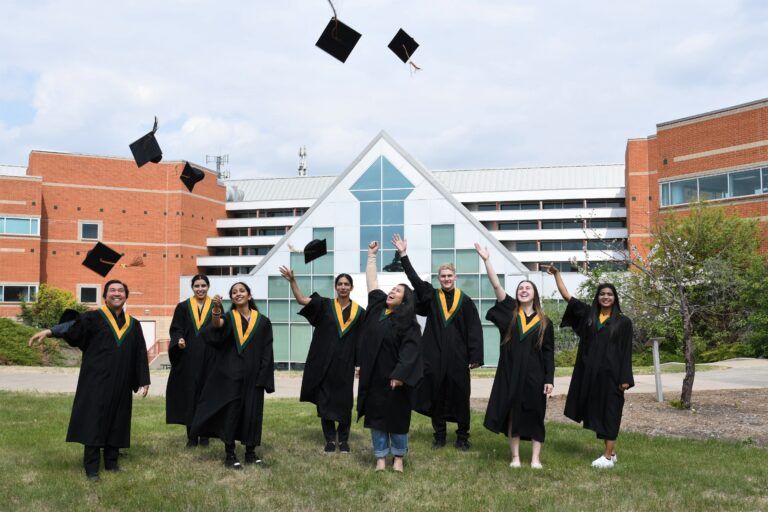 Lakeland College 2023 graduates walk the stage