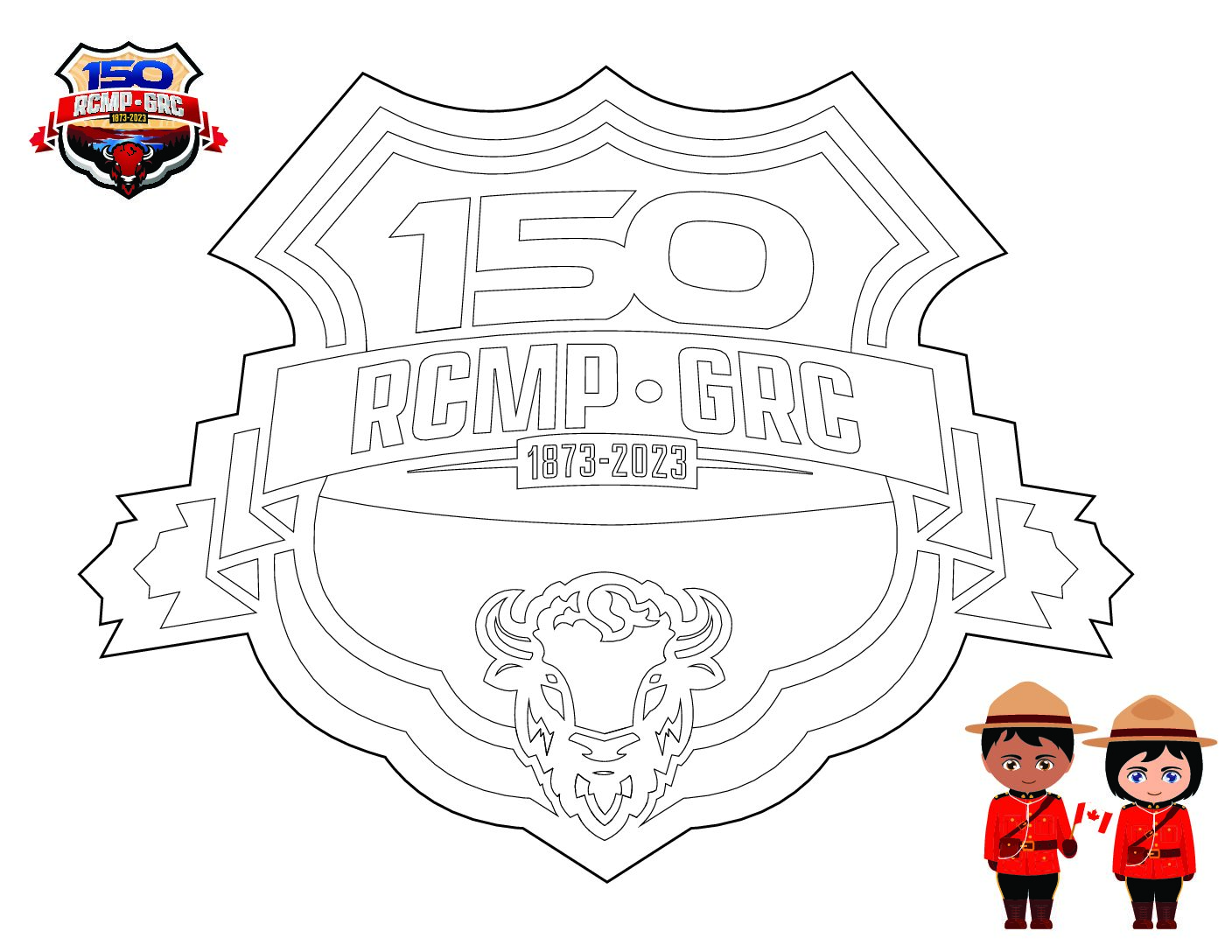 Bonnyville RCMP celebrate 150th Anniversary with colouring contest