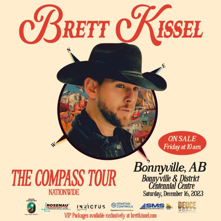 Brett Kissel sets a tour date for Bonnyville in December