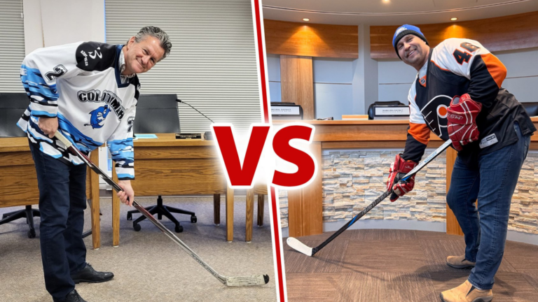 Cold Lake Mayor and Bonnyville Reeve face off in cancer charity hockey game