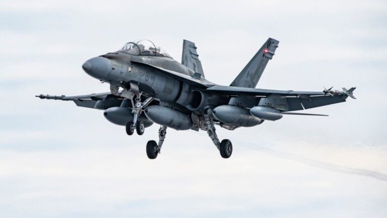 RCAF CF-18 to flyby Cold Lake on July 1