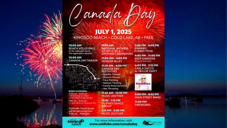 Cold Lake is set to go big for Canada Day with a full day of events